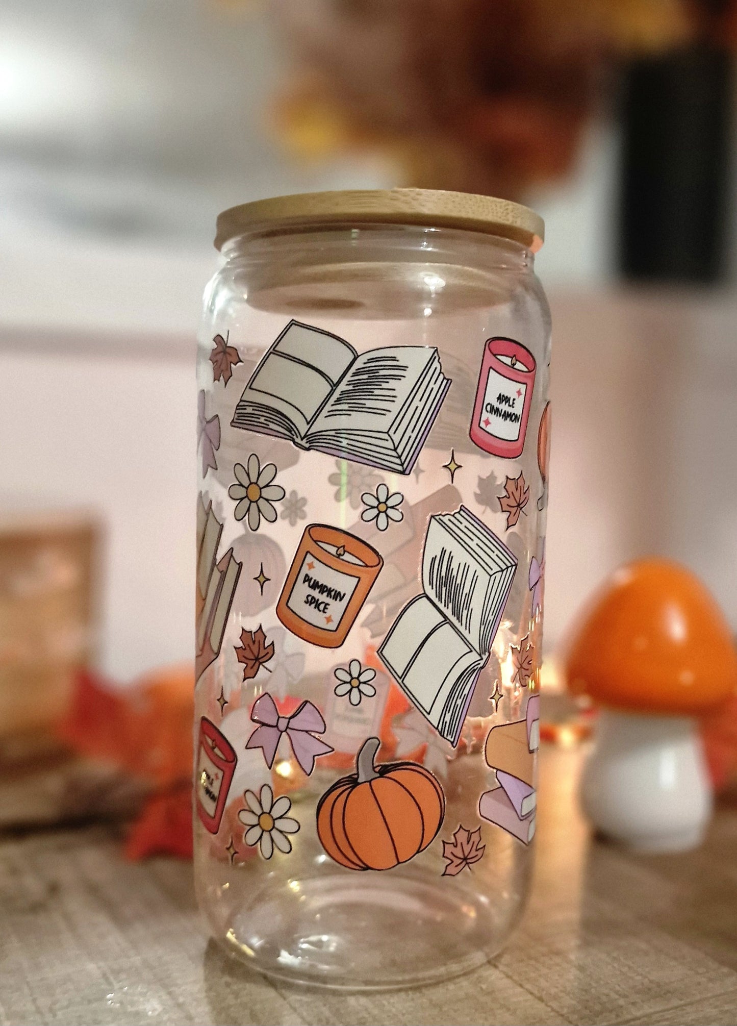 Verre 16 oz (473ml) - 🍂Cozy Fall🍁
