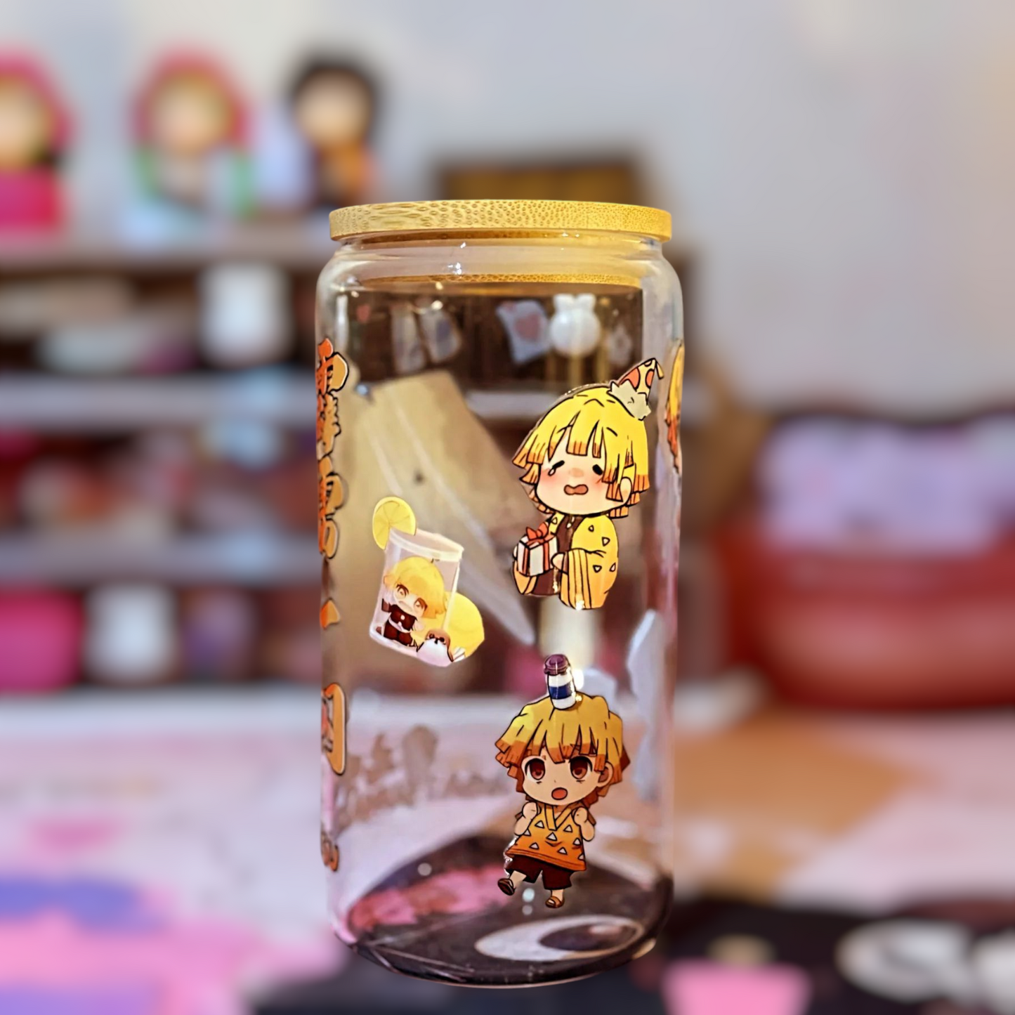 Verre 16 oz (473ml) - Zenitsu Demon Slayer Édition Limitée