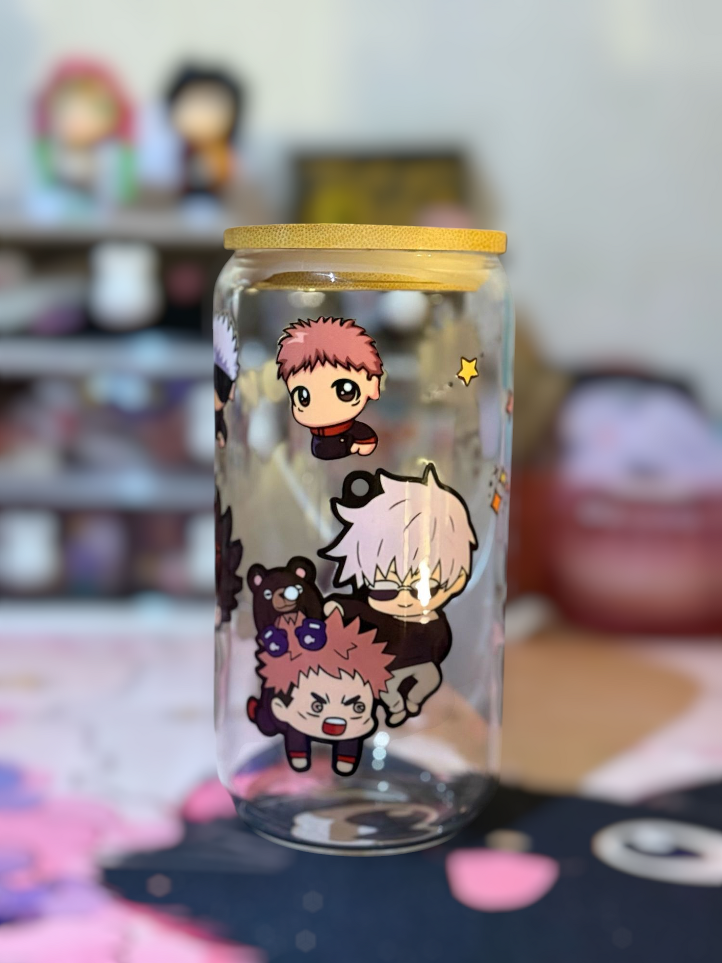 Verre 16 oz (473ml) - Chibi Sorcier Esprit Shōnen & Énergie Édition Limitée