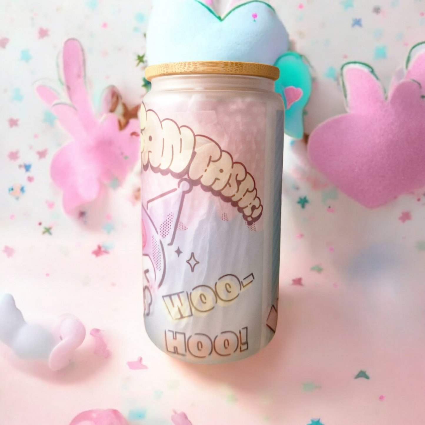 Verre Givré 16 oz (473ml) - Kuromi et Melody Édition Pastel