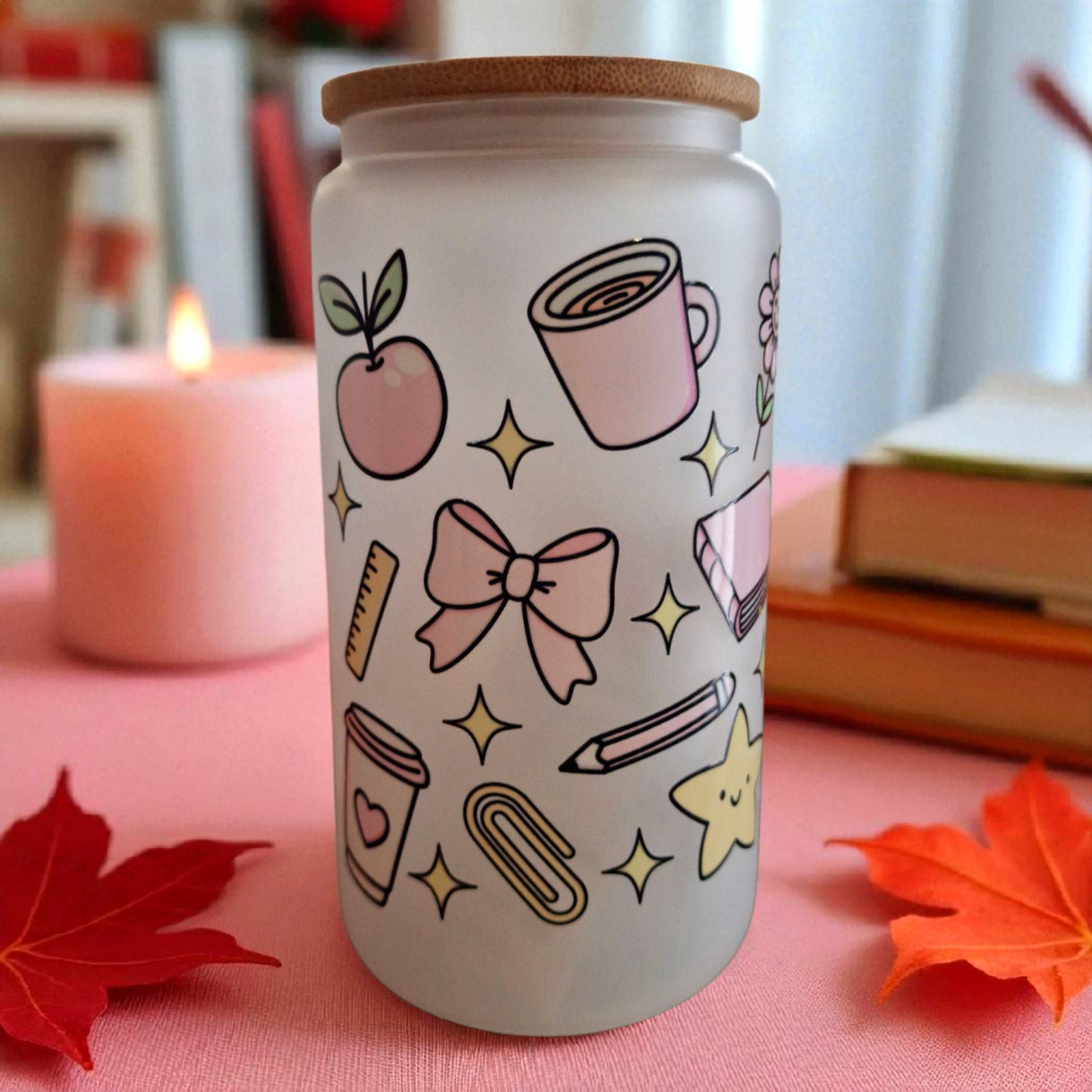 Verre givré 16oz (473ml) - kawaii girly 🎀