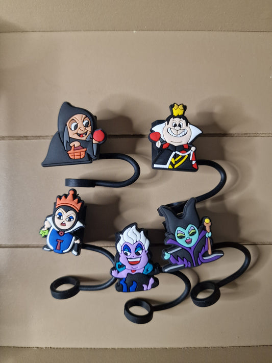 Set de bouchons de paille - Villains Disney