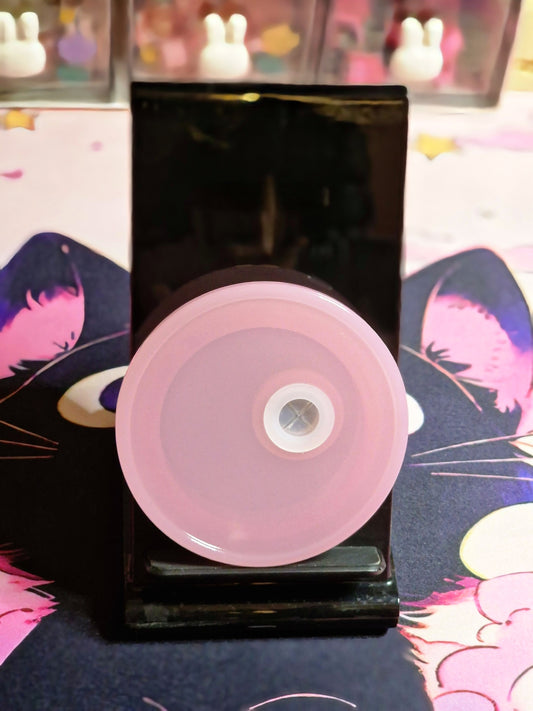 Couvercle rose - Accessoire Kawaii pour verre 16 oz (473ml)