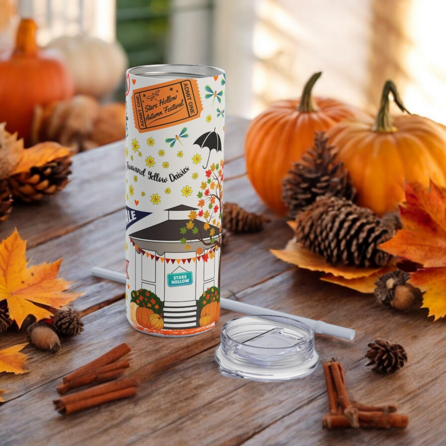 Tumbler 20 oz (590ml)- Stars Hollow Autumn Festival Édition Limitée