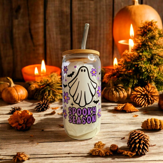Verre en borosilicate 16 oz (473 ml) - Spooky Season