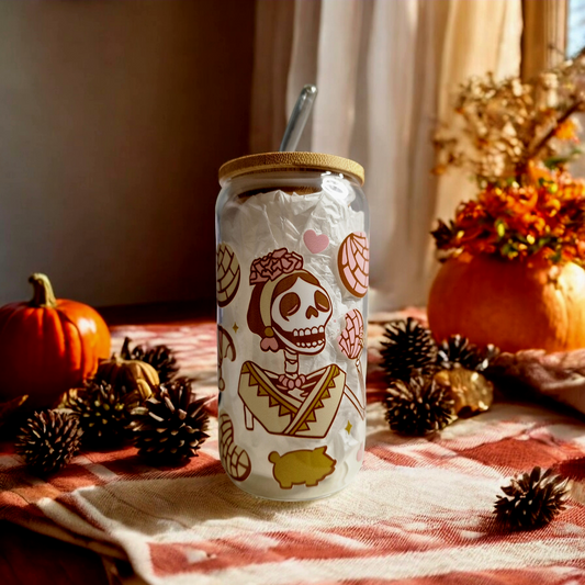 Verre 16 oz (473ml) - Catrina Halloween