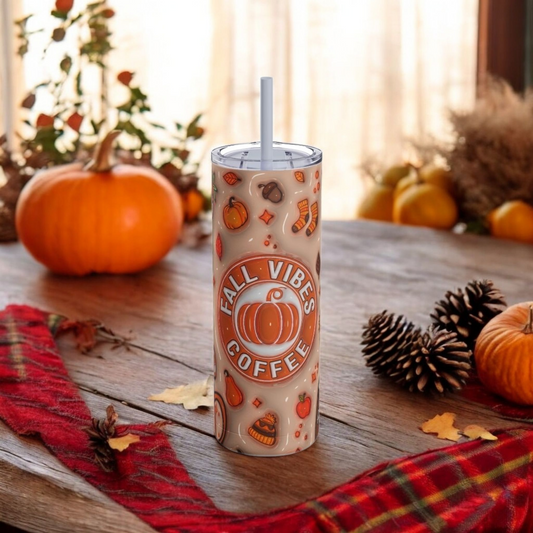 🍁 Tumbler 20oz - Fall Vibes Coffee 🍁