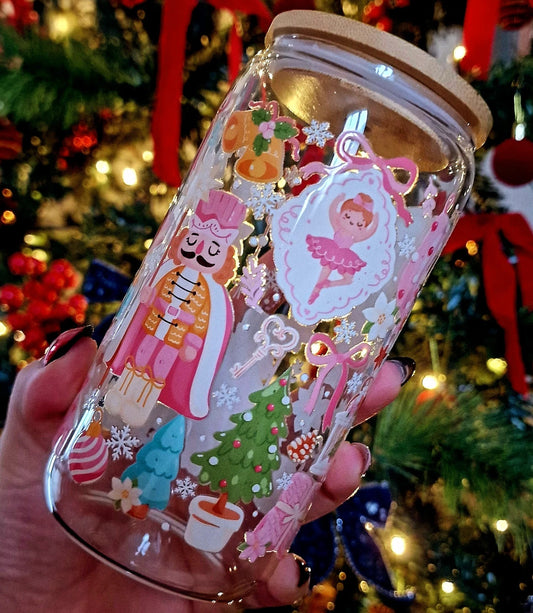 🎀 Verre 16 oz ( 473ml ) - Casse-Noisette & Ballerine enchantée Édition Limitée