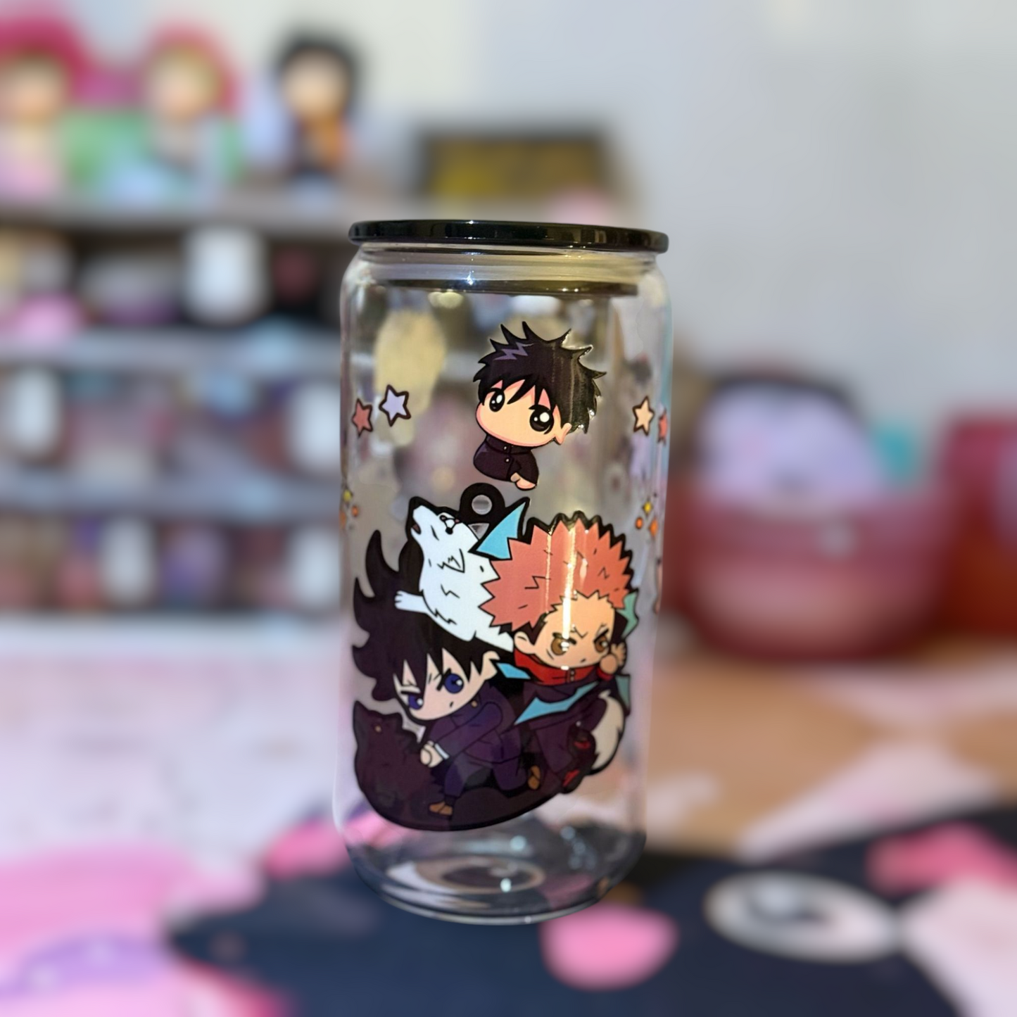Verre 16 oz (473ml) - Chibi Sorcier Esprit Shōnen & Énergie Édition Limitée