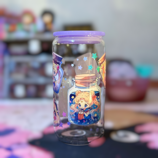 Verre 16 oz (473ml) - Chibi Moon Magie & Nostalgie Édition Limitée