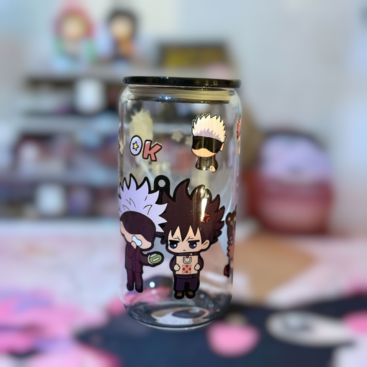 Verre 16 oz (473ml) - Chibi Sorcier Esprit Shōnen & Énergie Édition Limitée
