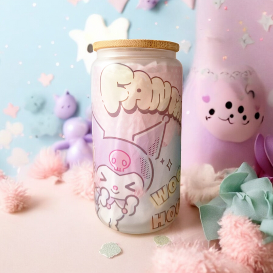 Verre Givré 16 oz (473ml) - Kuromi et Melody Édition Pastel